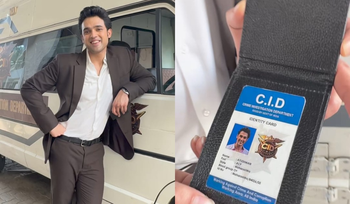 CID 2: Parth Samthaan shows off his CID badge amid departure confirmation; 'Kaun rok sakta hai mujhe?'