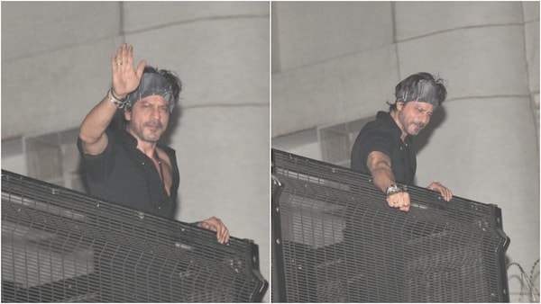 Shah Rukh Khan performs Jhoome Jo Pathaan hook step as he surprises fans at Mannat, it’s a treat for our eyes