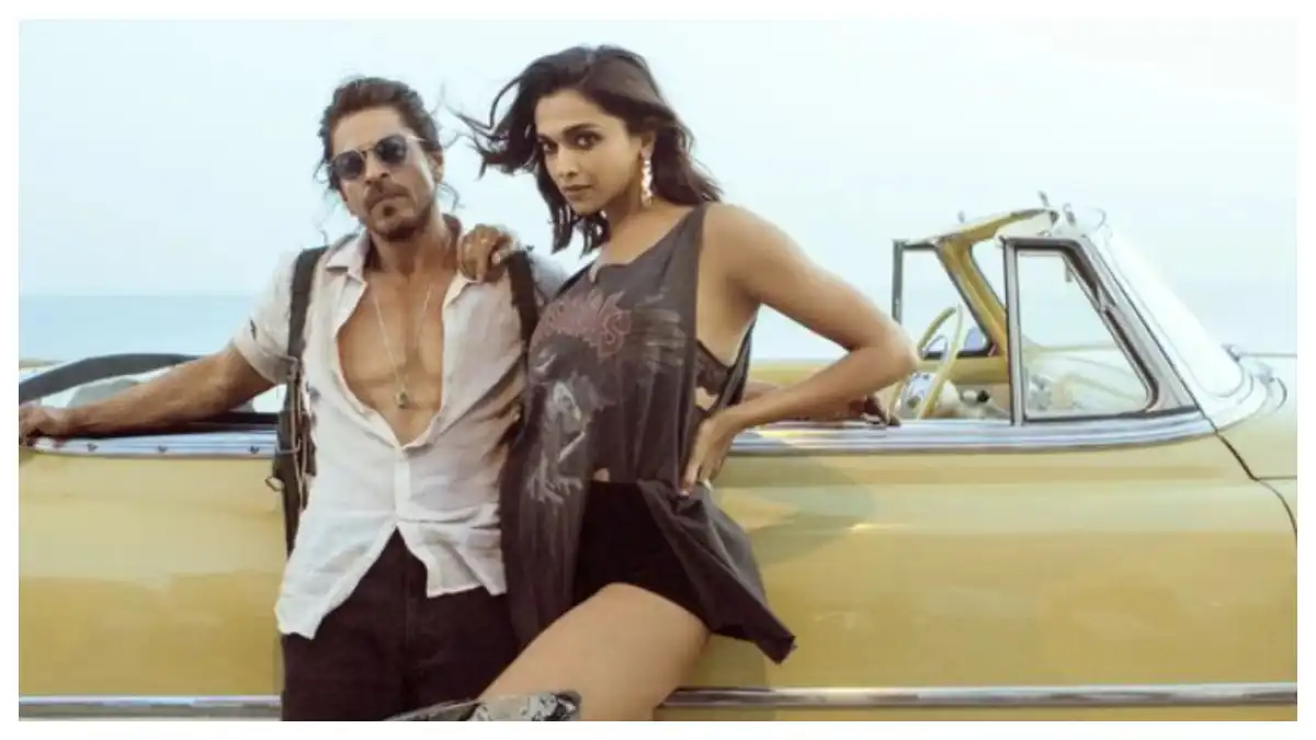Pathaan song Jhoome Jo Pathaan: Shah Rukh Khan and Deepika Padukone look drop dead gorgeous in new still
