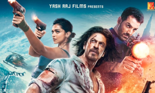Pathaan new poster: Shah Rukh Khan, Deepika Padukone and John Abraham in their best action avatars