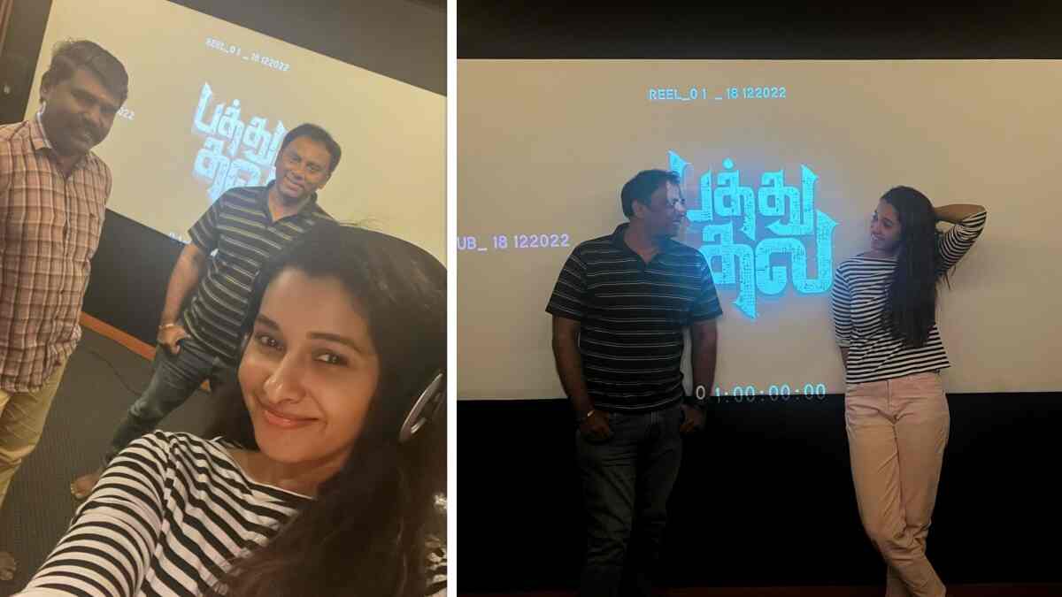 Priya Bhavani Shankar reveals a surprise update from Pathu Thala, leaves Silambarasan fans thrilled