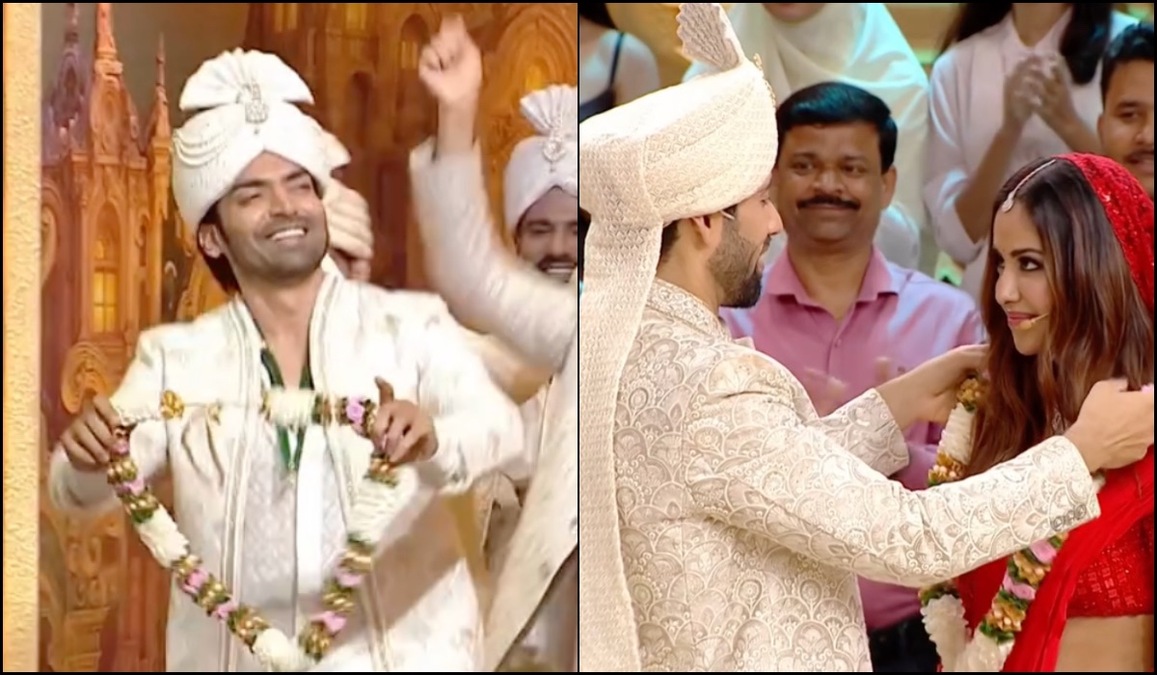 Pati, Patni Aur Panga grand finale: Hina Khan, Avika Gor and others have a ‘Varmala moment’ at Munawar Faruqui’s reality show