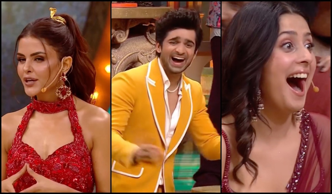 Pati Patni aur Panga: Priyanka Chahar Choudhary plays a fun game with Abhishek Kumar as the ‘Nag’ | Watch