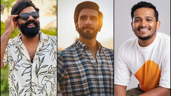 Paulson Skaria, Ranveer Singh and Basil Joseph