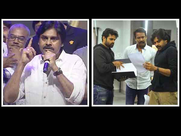 Bro star Pawan Kalyan is bowled over by Samuthirakani’s love for Telugu, vows to speak in Tamil, recite Thirukkural