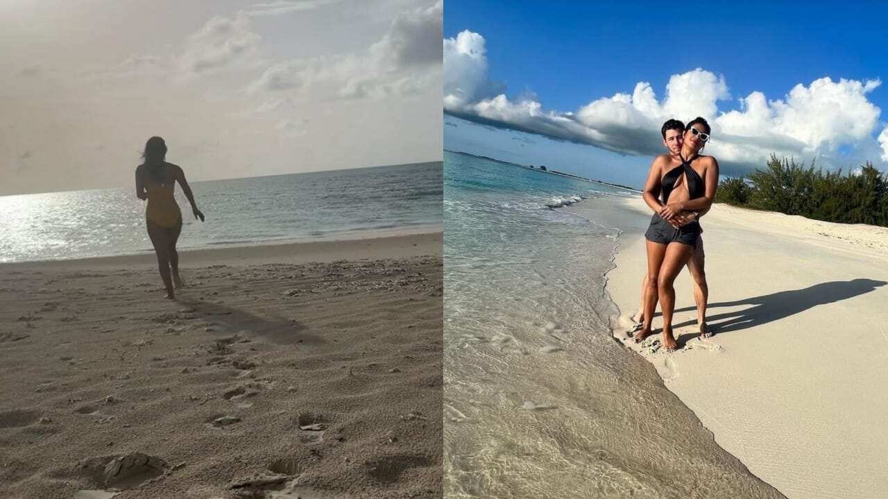  Priyanka Chopra and Nick Jonas’ beach adventures