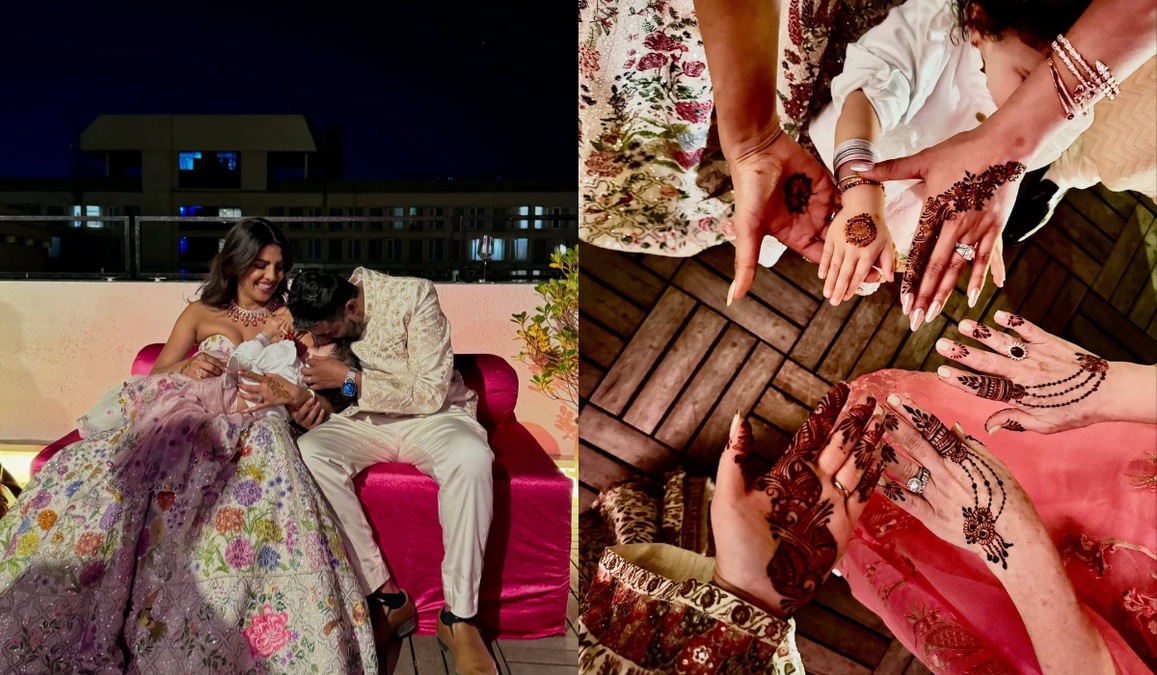 Priyanka Chopra and Malti Marie look too adorable in inside pics from Siddharth's mehendi ceremony | Check out