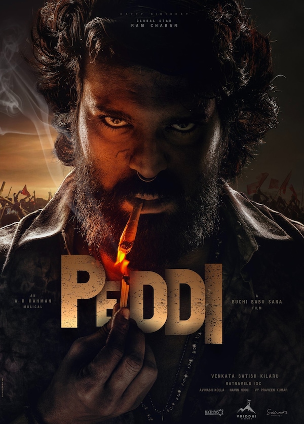 The Birthday announcement poster of RC 16 being Peddi