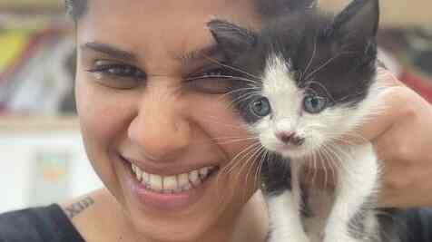 Aww! Sai Tamhankar wraps Sony Liv's show Pet Puraan, adopts stray cat from sets