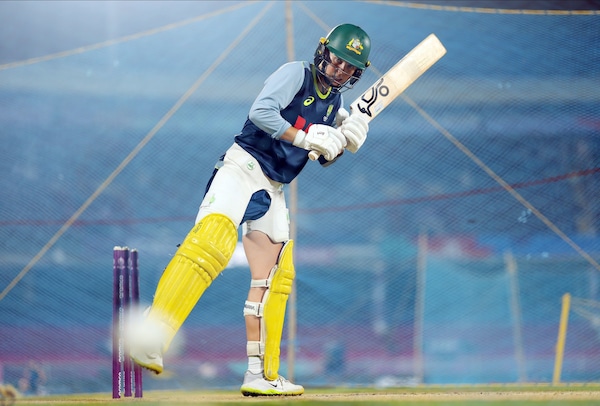 Phoebe Litchfield would love to get a big score against India. Image | ICC on X