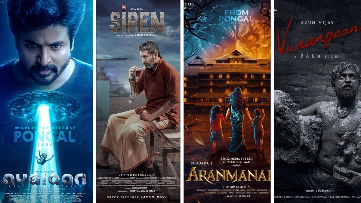 Ayalaan, Aranmanai 4, Siren and Vanangaan: Tamil cinema gears for an exciting Pongal 2024 race