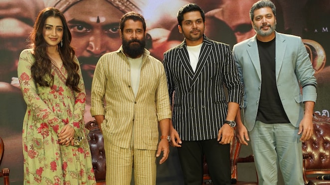 Ponniyin Selvan 2: When Chiyaan Vikram, Karthi, Trisha and Jayam Ravi charmed Bengaluru
