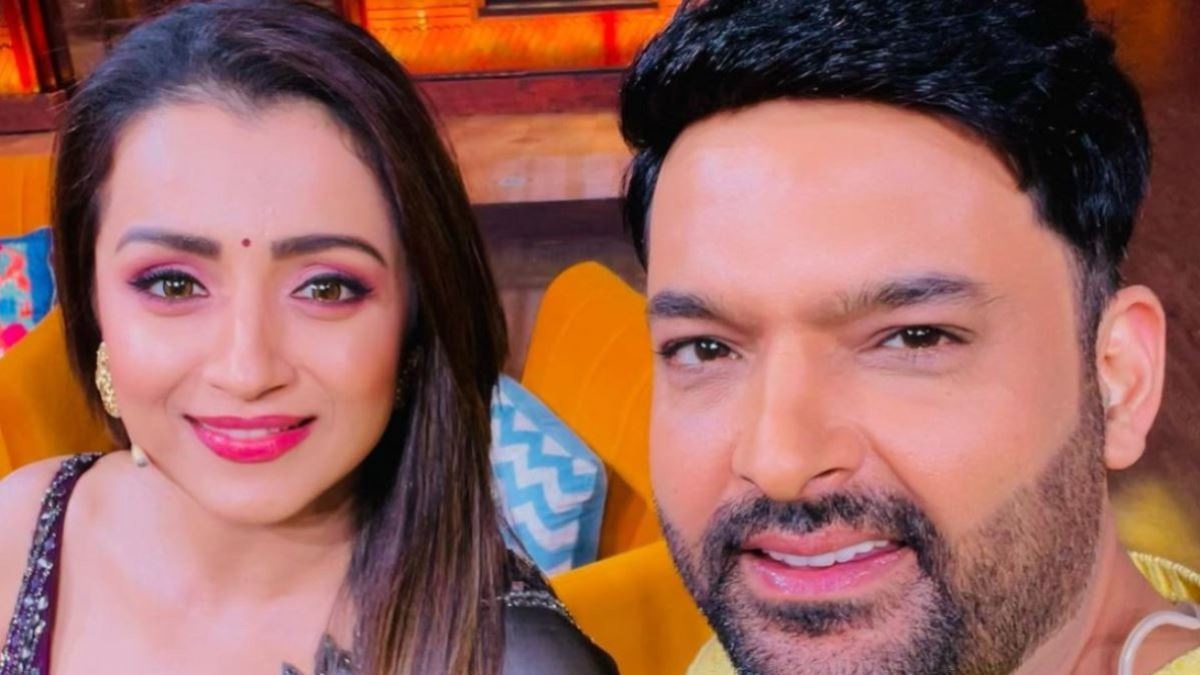 Kapil Sharma shares picture with Trisha from the promotional event of the star-studded film Ponniyin Selvan