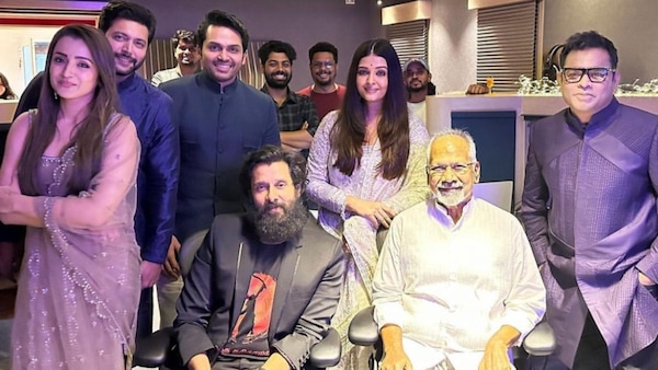 Ponniyin Selvan team unwinds at AR Rahman's studio during film's promotions in Mumbai