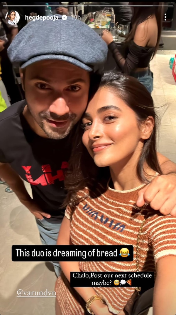 Pooja Hedge and Varun Dhawan