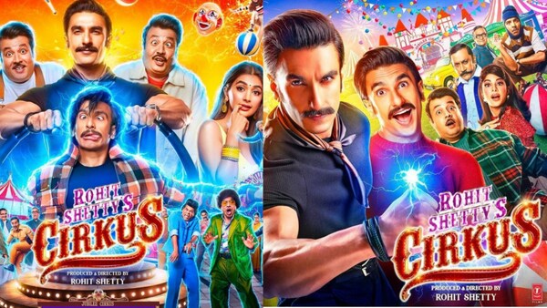 Cirkus: Ranveer Singh releases four new posters, release date of his Rohit Shetty film