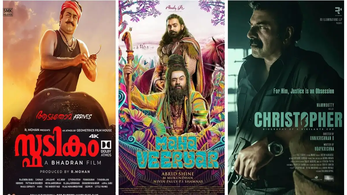 Christopher, Spadikam 4K to Rekha, Mahaveeryar: All you need to know about this week’s Malayalam releases