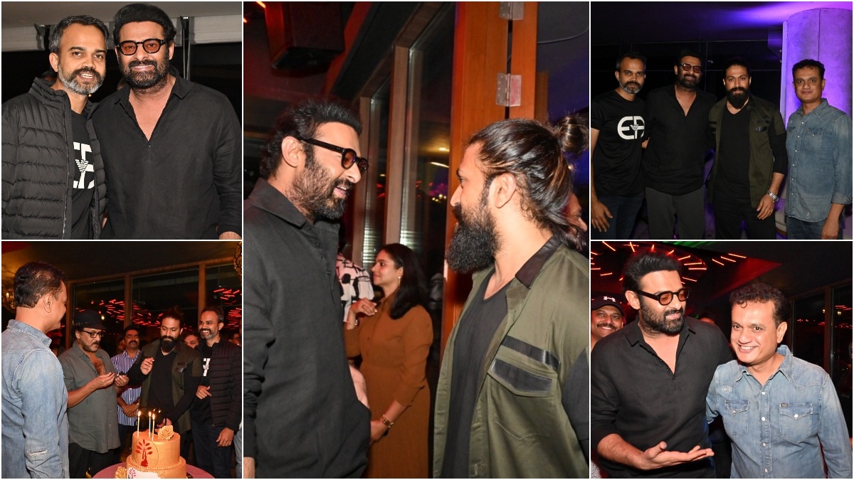 KGF: Chapter 2 - When Salaar met Rocky Bhai at the dazzling 50-days success bash in Bengaluru