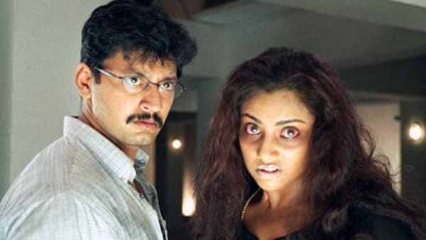 Prashanth and Meena in a still from Shock