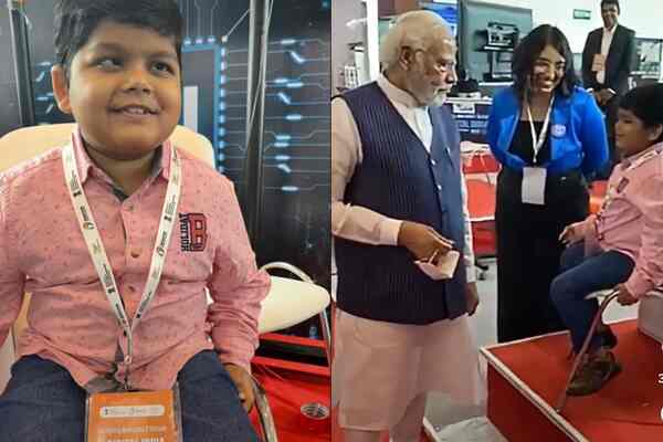 Watch Shark Tank India’s Prathamesh Sinha’s demonstration of braille device impress Prime Minister Narendra Modi