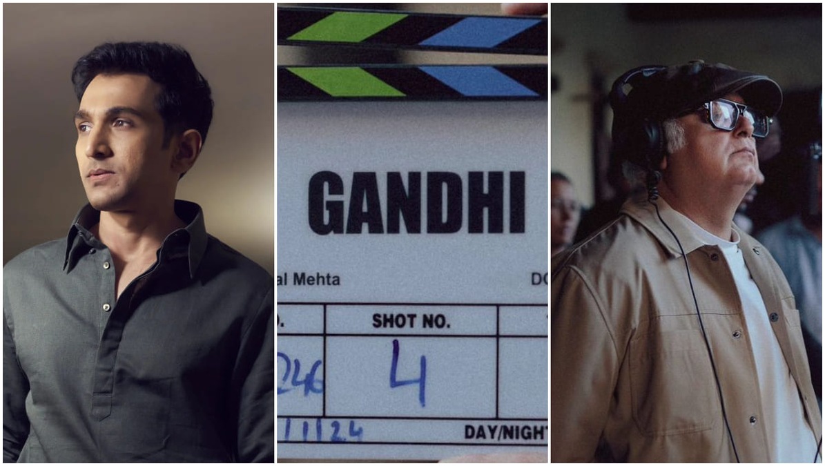 Scam 1992's Pratik Gandhi and Hansal Mehta's third OTT outing 'Gandhi' goes on floors - Check out intriguing BTS stills