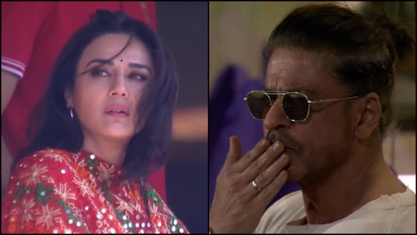 Veer Zaara moment - Fans cheer as Preity Zinta and Shah Rukh Khan cheer for their IPL teams in Saturday doubleheader