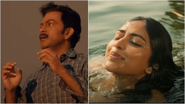 Prithviraj Sukumaran and Amala Paul in The Goat Life