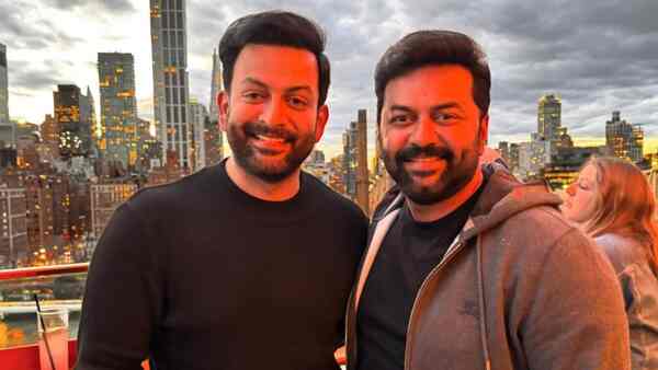 Prithviraj Sukumaran and Indrajith Sukumaran in New York