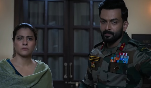 Prithviraj Sukumaran and Kajol in Sarzameen