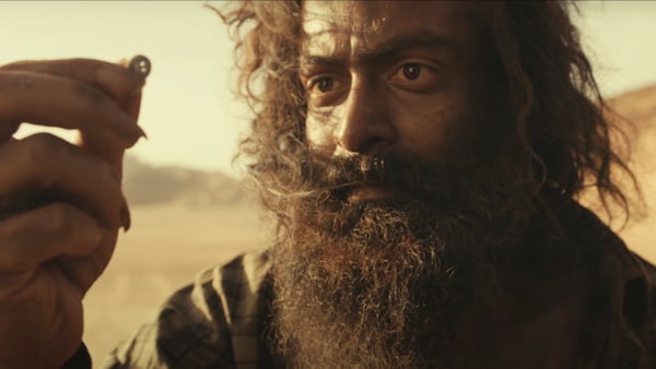 Prithviraj Sukumaran in Aadujeevitham Trailer