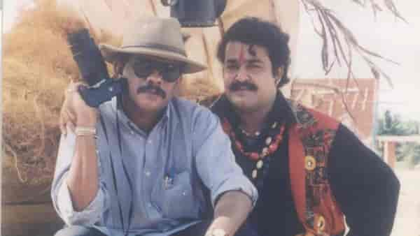 Priyadarshan and Mohanlal on the location of Thenmavin Kombathu.