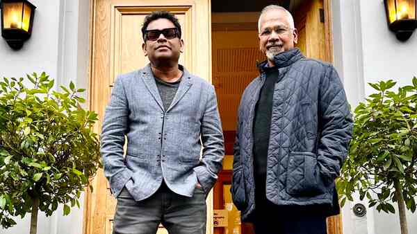 Ponniyin Selvan 2: After unveiling Aga Naga, makers release working stills of Mani Ratnam and AR Rahman