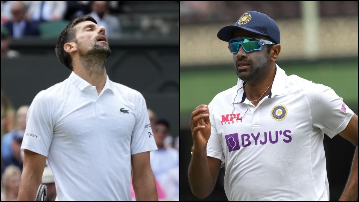 R Ashwin's reaction to Novak Djokovic's 'time violation' backlash lights up Twitter