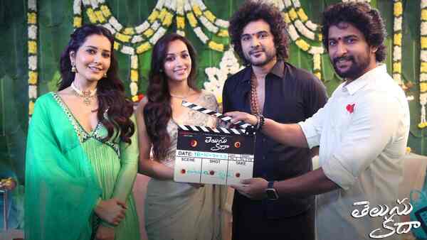 Telusu Kada: Siddu Jonnalagadda’s next with Raashii Khanna, Srinidhi Shetty formally launched