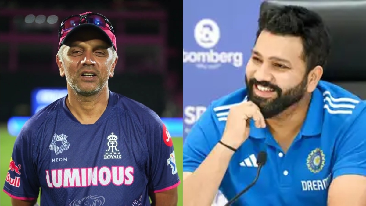 "When I'm short of tickets, I know who to contact": Rahul Dravid hilariously congratulates Rohit Sharma