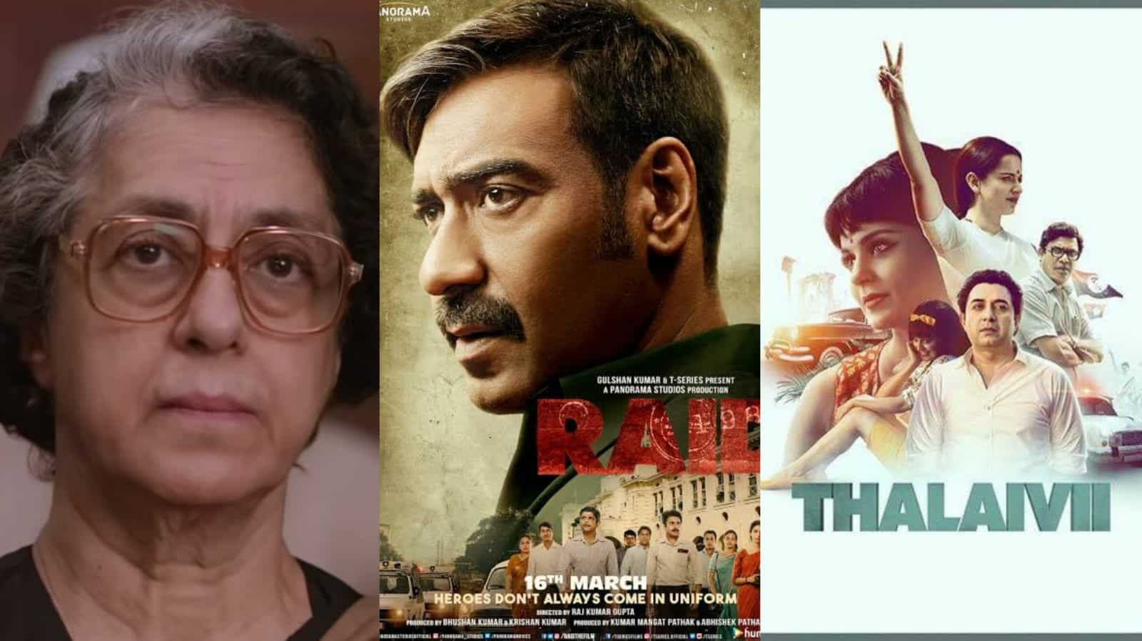 Flora Jacob in Raid (2018) and Thalaivi (2021)