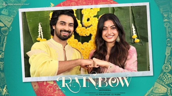 Rashmika's new film titled Rainbow, Dev Mohan to play the male lead