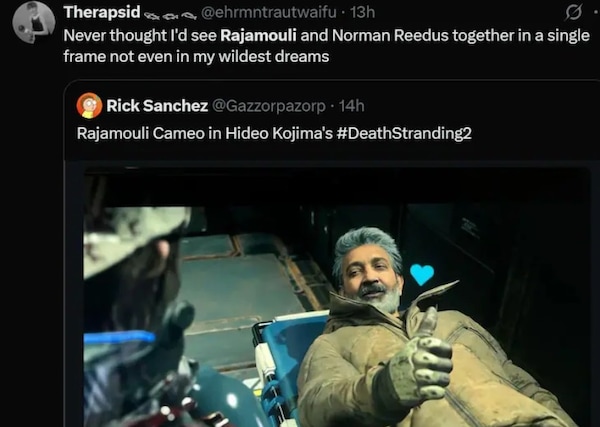 Rajamouli in a video game