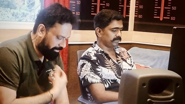 Rajeev Govindan with music director Ravi Basrur | Photo: Instagram