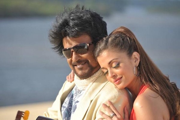 Rajinikanth and Aishwarya Rai in Enthiran