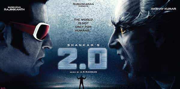 Rajinikanth and Akshay Kumar in 2.0.