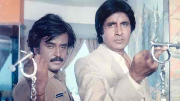 Rajinikanth and Amitabh Bachchan in Geraftaar