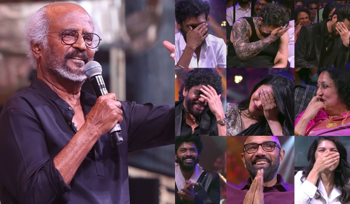 When Coolie cast was left with flushed faces during Rajinikanth’s speech; Netizens say he needs ‘to address people respectfully’
