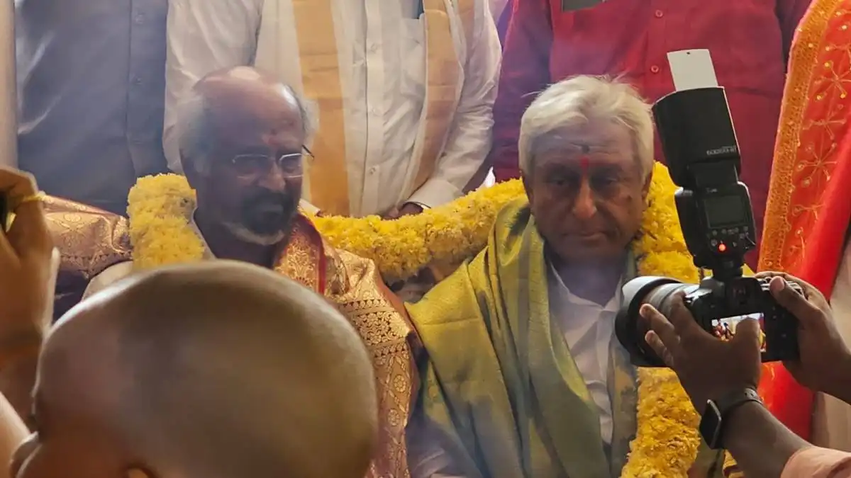 Rajinikanth celebrates Maha Shivratri, elder brother's 80th birthday in Bengaluru, see photos