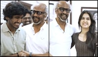 With Love stars Abishan Jeevinth, Anaswara Rajan call on Rajinikanth amid good box office run