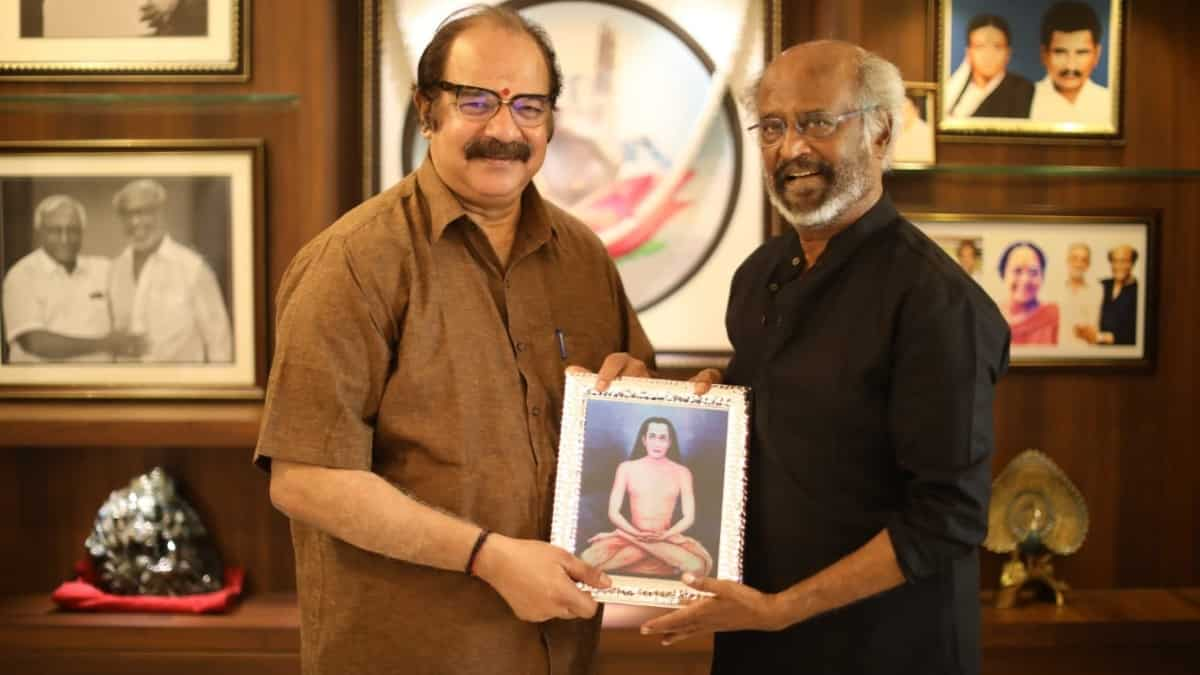 HERE s how Superstar Rajinikanth celebrated the success of the re release of Baba