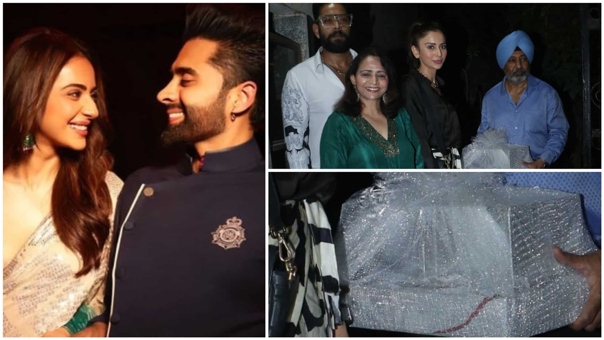 https://www.mobilemasala.com/film-gossip/Rakul-Preet-Singh-Jackky-Bhagnanis-wedding-date-approaches-Watch-how-their-parents-carried-gifts-for-them-i213966