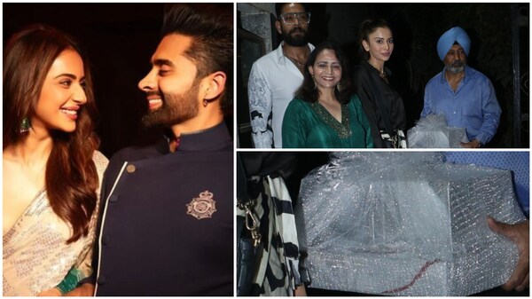 Rakul Preet Singh-Jackky Bhagnani’s wedding date approaches! Watch how their parents carried gifts for them