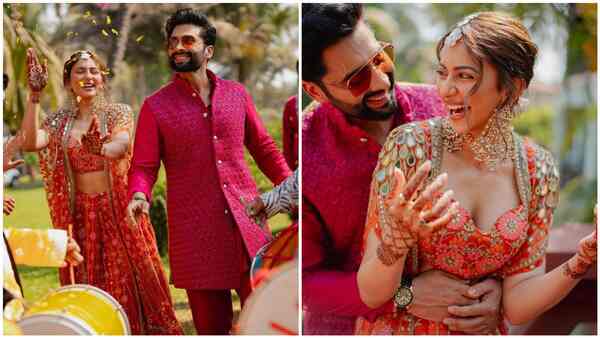 Rakul Preet Singh-Jackky Bhagnani wedding – Watch how the couple dressed up royally for the mehendi ceremony