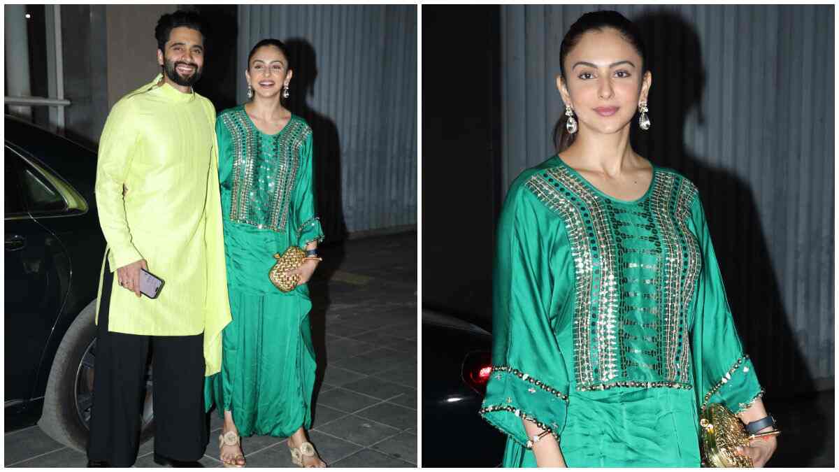 Ali Abbas Zafar's Iftar party - Rakul Preet Singh, Jackky Bhagnani steal hearts with their traditional attires | Watch